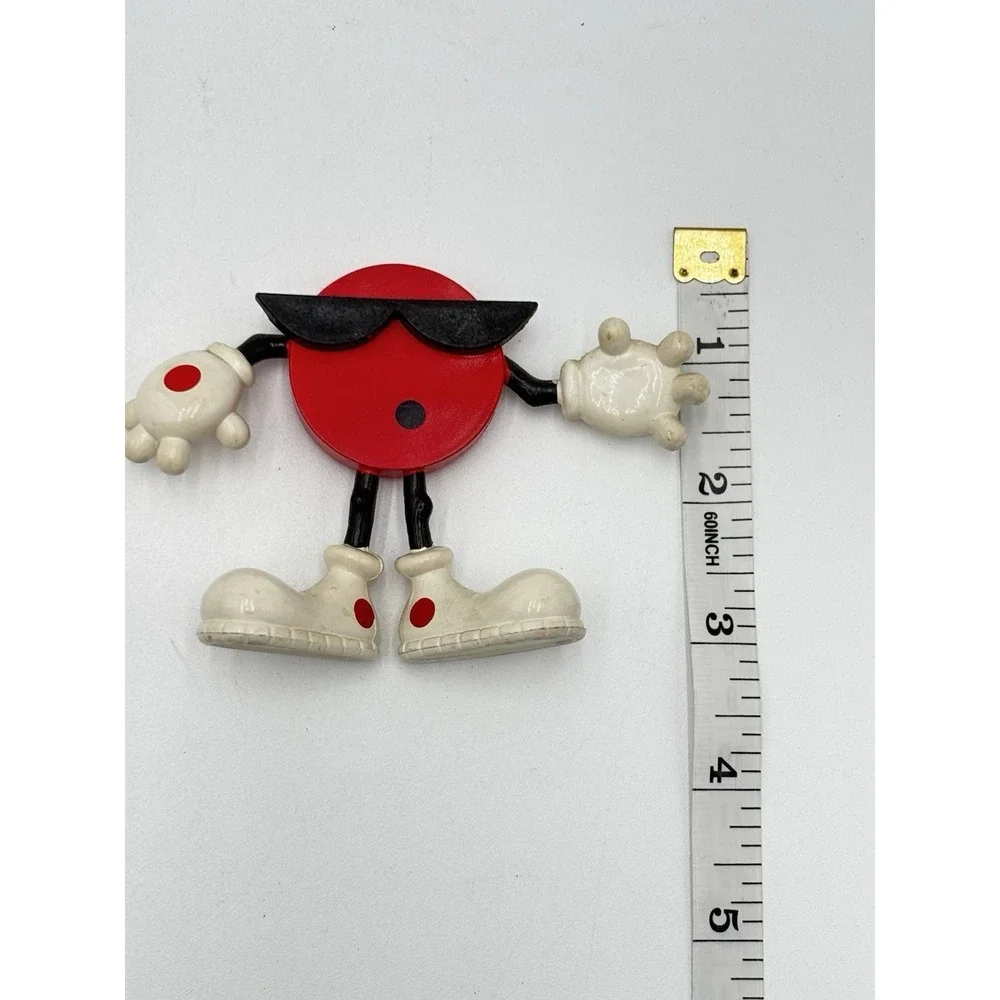 Vintage 1988 7UP Spot Mascot Figure Sunglasses Advertising Soda Collectibl